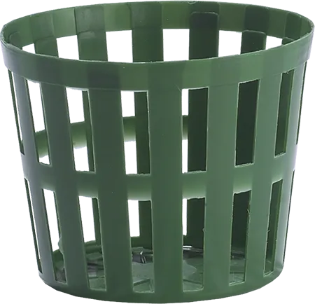 2 Quart Plastic Vented Hamper Style-Green [120]